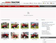 Tablet Screenshot of jinma-tractor.com